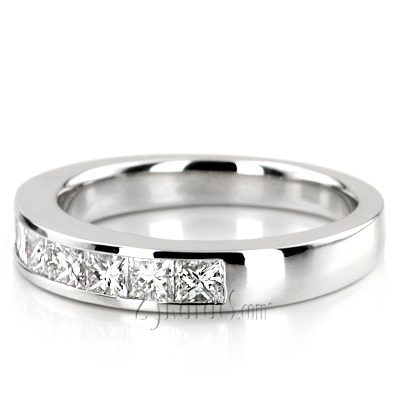 Newly Designed 7 Stone Princess Cut Diamond Anniversary Band  (1 ct.tw.) - view 8