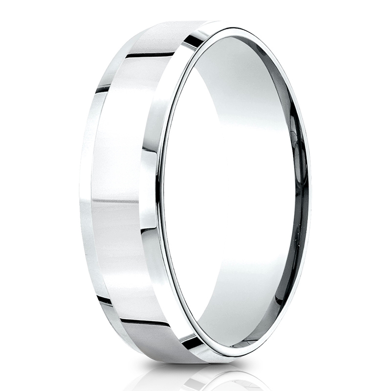 Light Comfort High Polished Carved Design Band - view 2