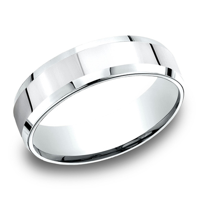 Light Comfort High Polished Carved Design Band - view 3 of 6