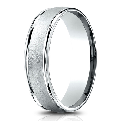 Light Comfort Wired-Finished High Polished Round Edge Carved Design Band - view 1 of 6