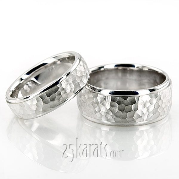 His and Hers Wedding Ring Set Cheap Wedding Bands for Him and Her 7/8