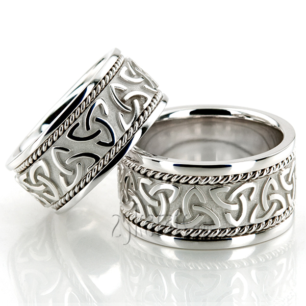 Bestseller Celtic Wedding Ring Set - view 3