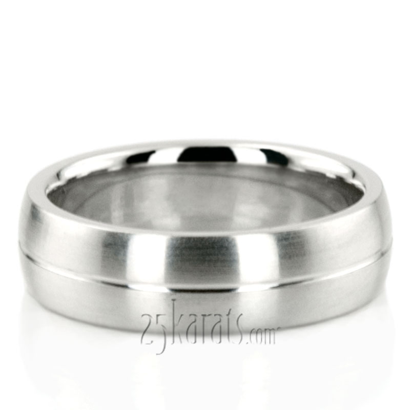 Statement Piece Diamond Wedding Band Set - view 2