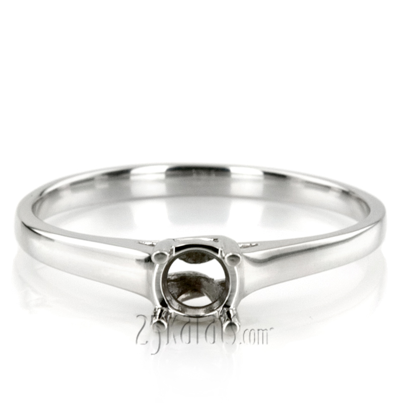 Classic Trellis Solitaire Engagement Ring - view 5