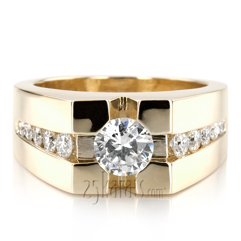 Men Fancy Diamond Band (0.72 ct.tw) - view 5