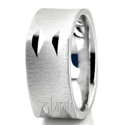 Square Designer Wedding Band - view 5 of 5