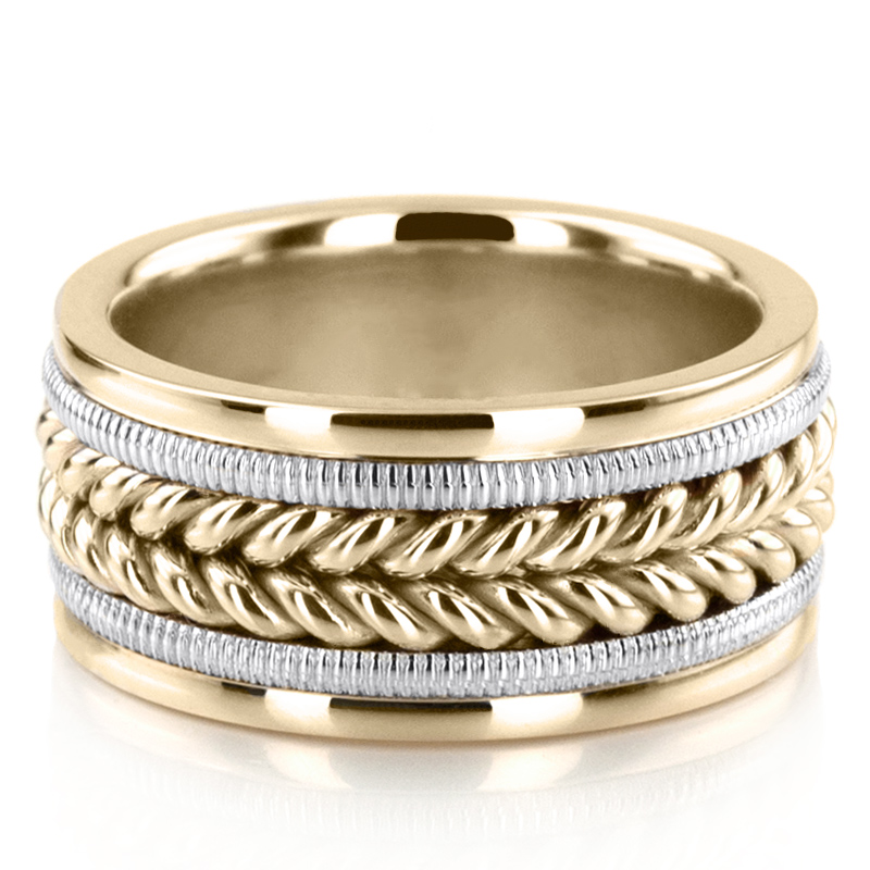 Attractive Beaded Hand Woven Wedding Band  - view 9