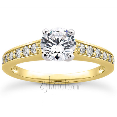 Diamond Accented Bridal Ring (0.23 t.c.w.) - view 2 of 28