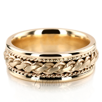 Attractive Handcrafted Wedding Ring - view 1 of 6