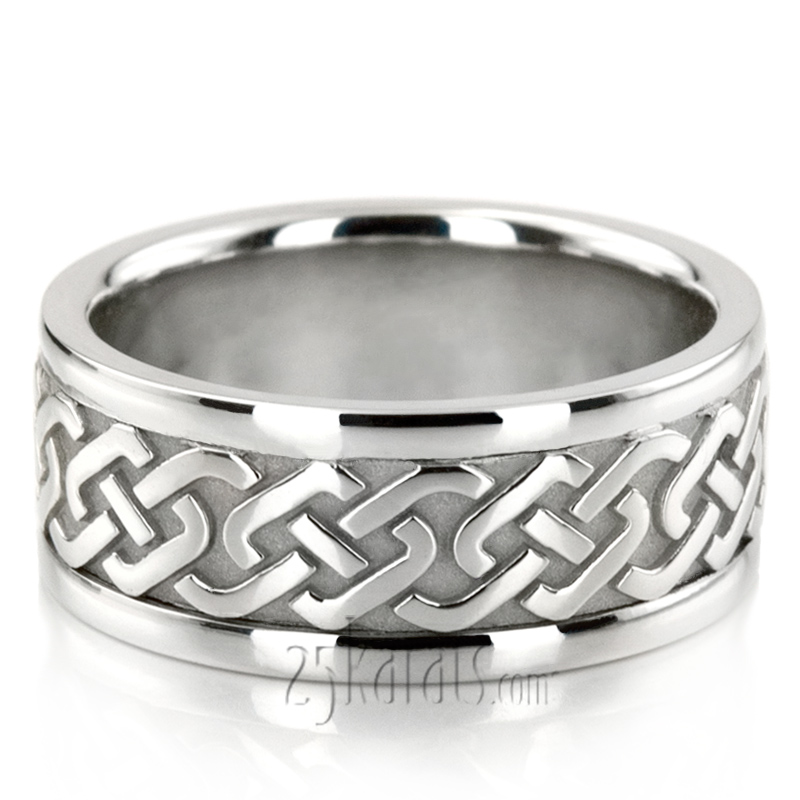 Sailors Celtic Knot Wedding Ring - view 6