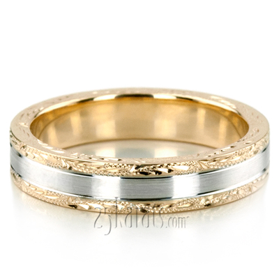 Fancy Wedding Bands For Sale | Carved Wedding Bands | Gold Rings - page 2