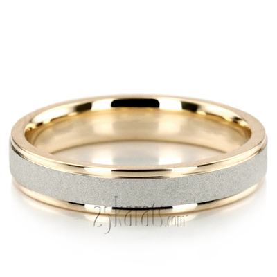 Classic Flat Basic Design Wedding Ring - view 7 of 7