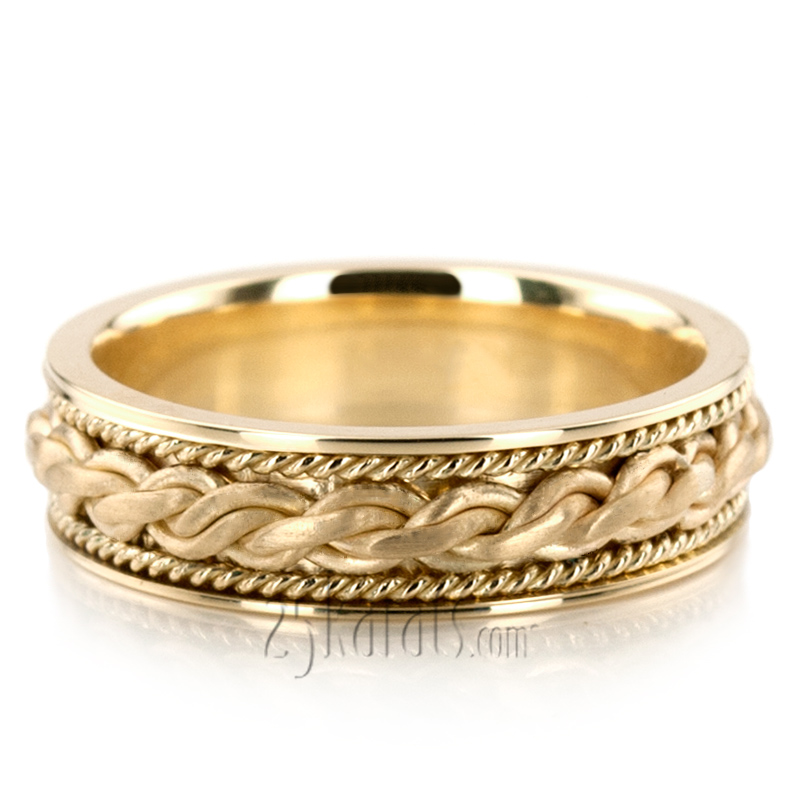 Attractive Handcrafted Wedding Ring - view 6