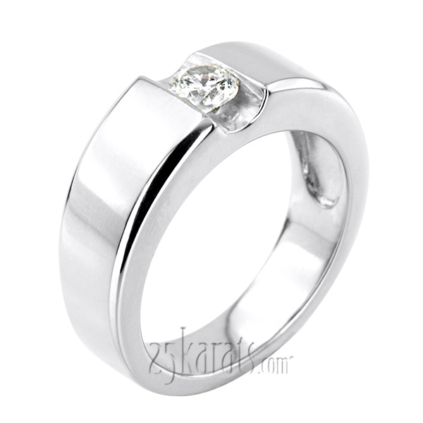 Solitaire Diamond Men's Ring (1.00 ct.) - view 1