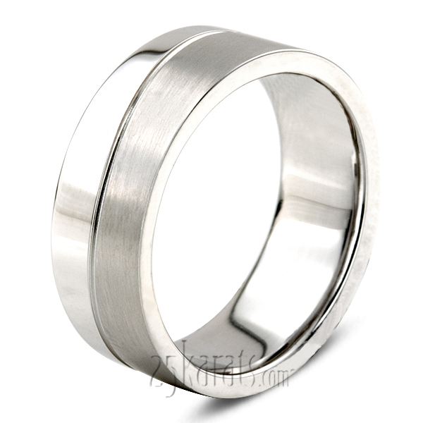 Elegant Wave Design Wedding Ring - view 2