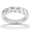 Brilliant Shared Prong Diamond Anniversary Band (0.75ct)