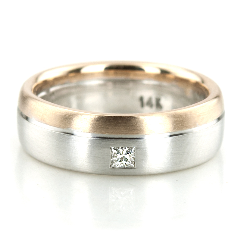 Perfect Pair Diamond Wedding Band Set - view 2