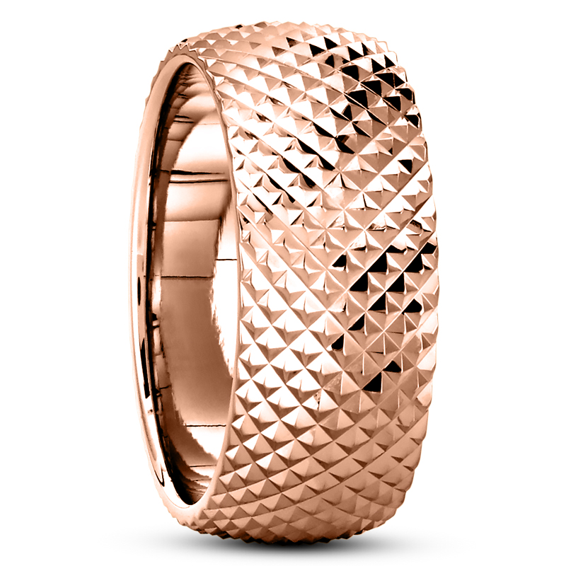 Fish Scale Fancy Wedding Ring   - view 3