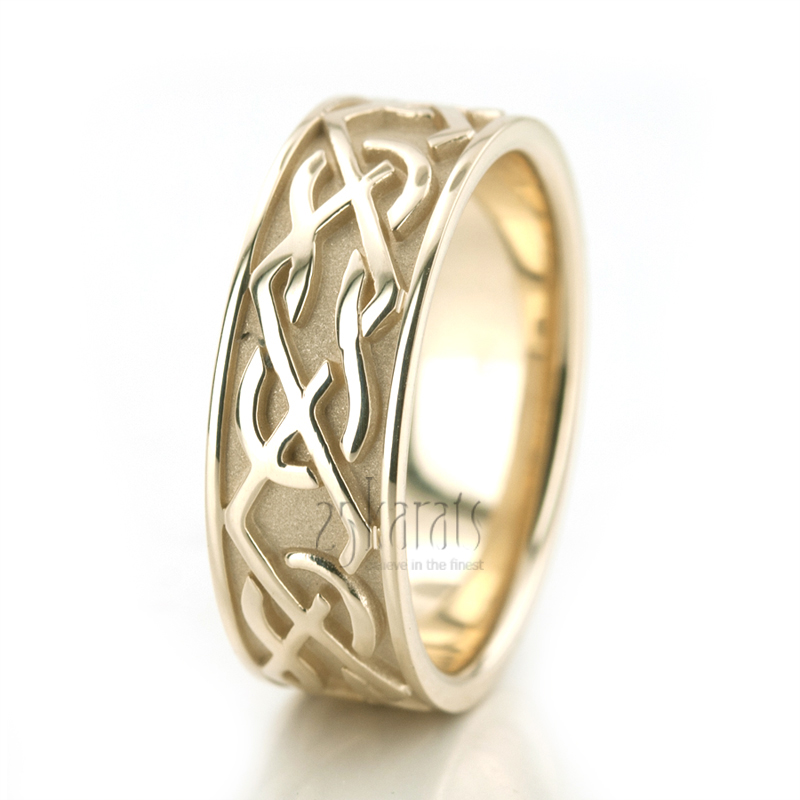 Eternal Celtic Love Knot Wedding Ring - view 3