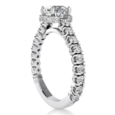 U Prong Diamond Engagement Ring (0.72ct) - view 2 of 9