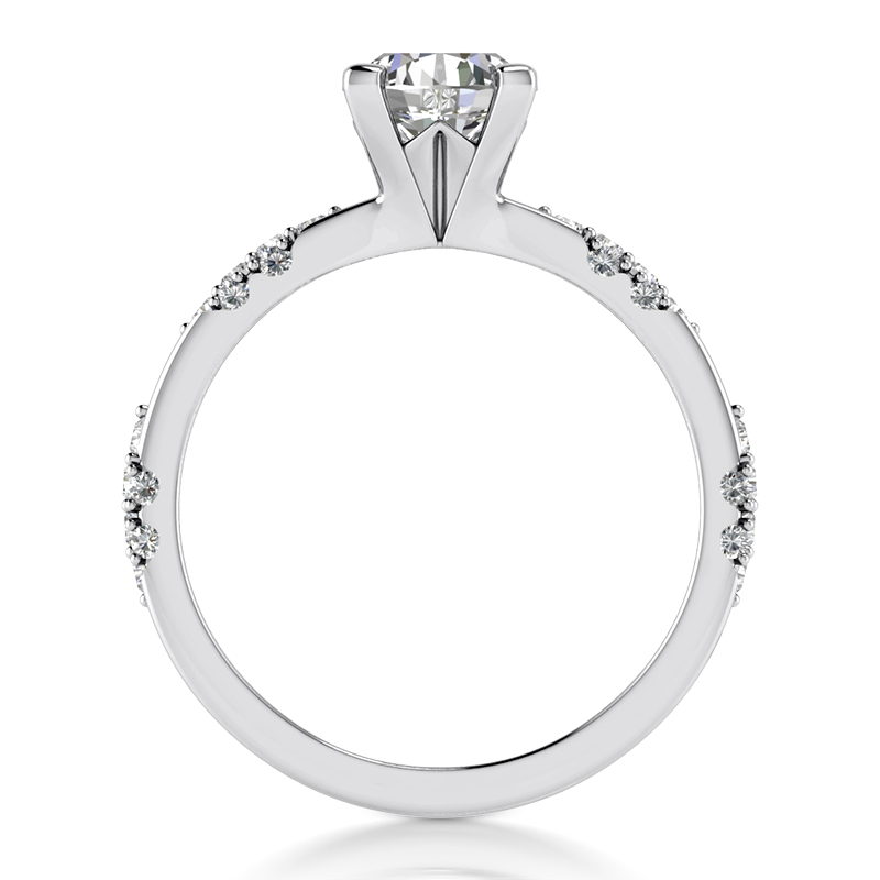 Elegant Bride's Choice Diamond Engagement Ring ( 0.32ct) - view 3