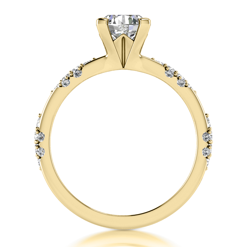 Elegant Bride's Choice Diamond Engagement Ring ( 0.32ct) - view 6