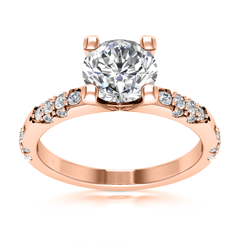 Elegant Bride's Choice Diamond Engagement Ring ( 0.32ct) - view 7