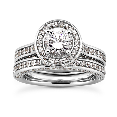 Shared Prong Set Diamond Wedding Ring - view 3 of 3