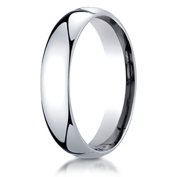 Plain Dome Comfort Fit Wedding Band - view 5