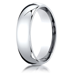 Plain Dome Comfort Fit Wedding Band - view 7