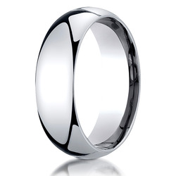 Plain Dome Comfort Fit Wedding Band - view 9