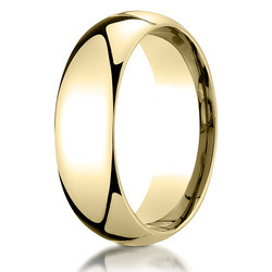 Plain Dome Comfort Fit Wedding Band - view 10 of 12