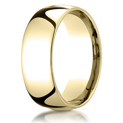 Plain Dome Comfort Fit Wedding Band - view 12 of 12