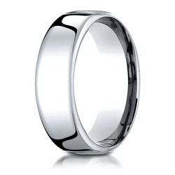 Modern Comfort Fit Wedding Band - view 9