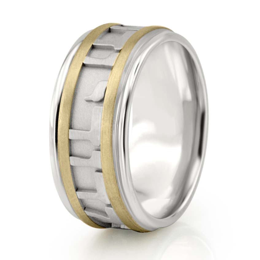 Exclusive Jewish Wedding Band  - view 4