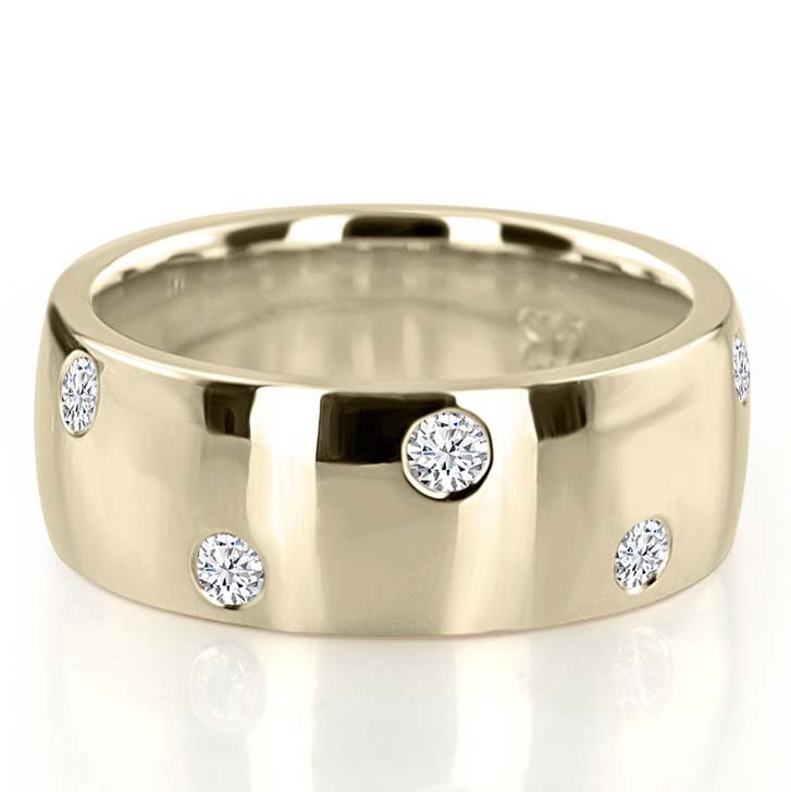 Symmetrical Diamond Wedding Ring  - view 5