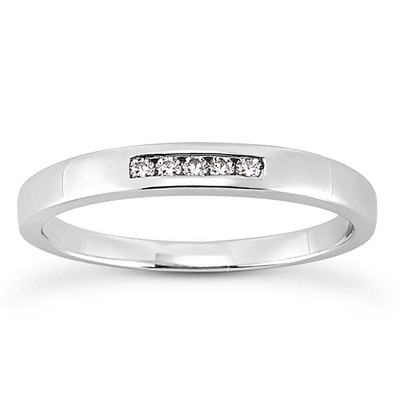 0.07 ct. tw. Classic Channel Diamond Wedding Band - view 1 of 1