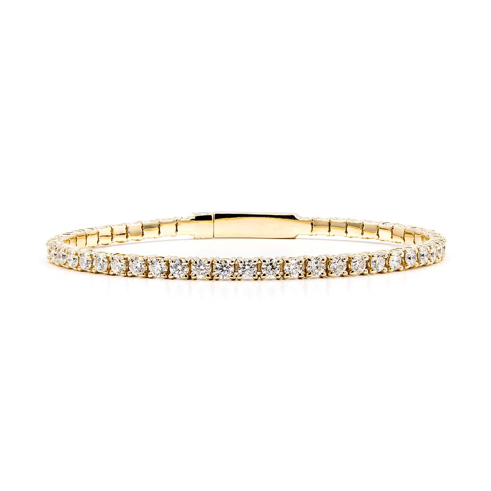 Full Flex Diamond Bangle Bracelet 4.00 ct. - view 5