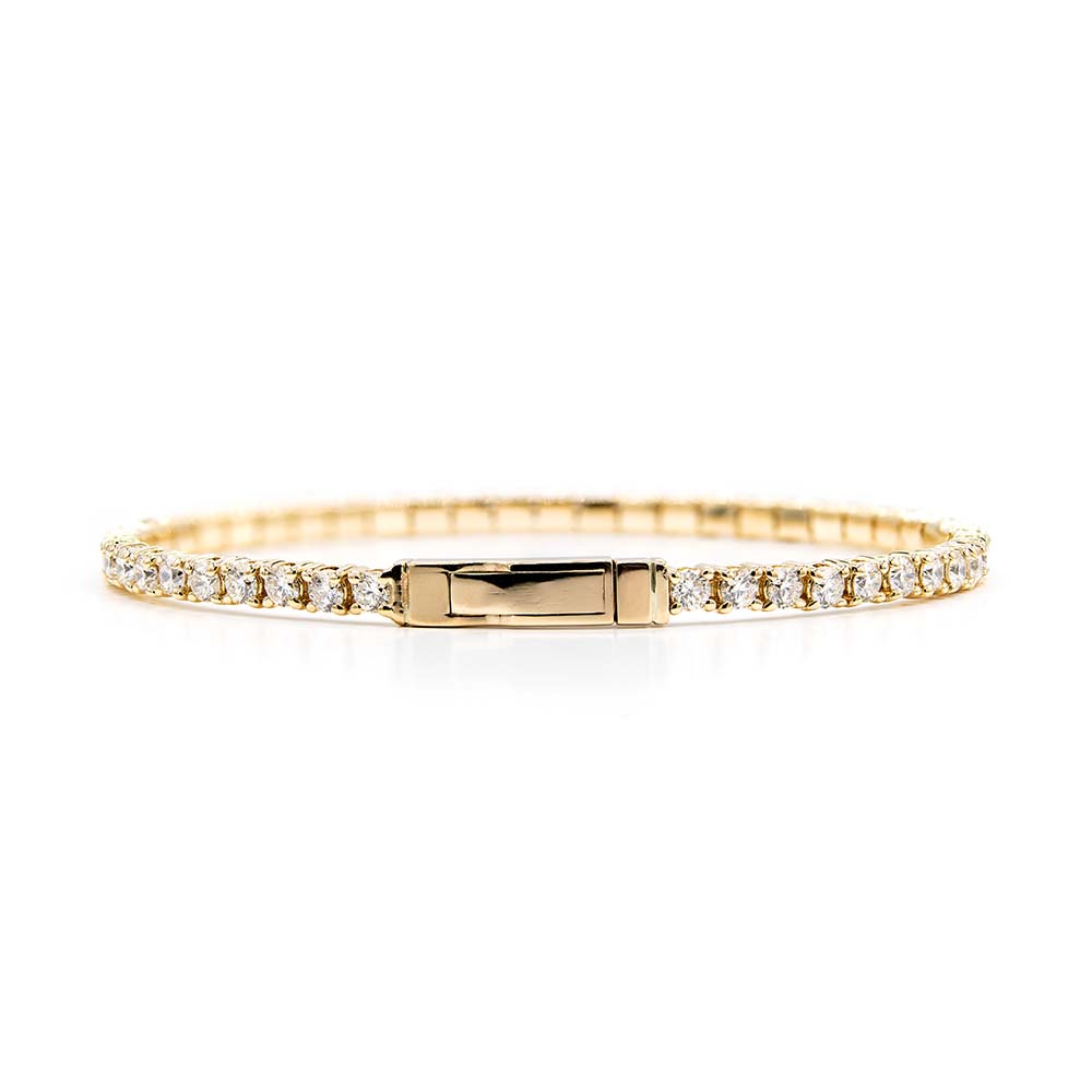 Full Flex Diamond Bangle Bracelet 4.00 ct. - view 6