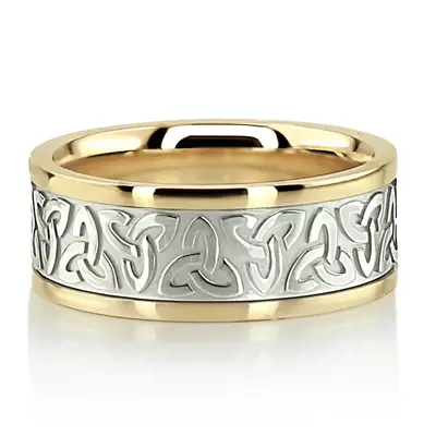 Trinity Celtic Knot Wedding Ring - view 6 of 9