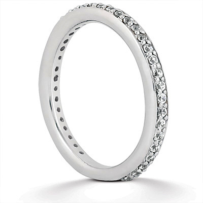 Pave Set Classic Diamond Matching Bandg (0.37 ct. tw) - view 2