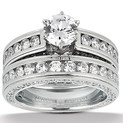 0.88 CT Diamond Bridal Ring - view 3