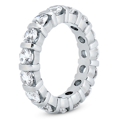 3.50 CT Diamond Eternity Wedding Band - view 2