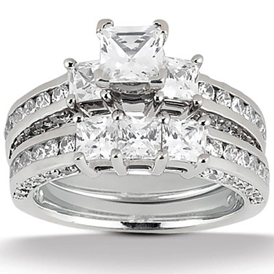 0.9 CT Diamond Bridal Ring - view 3