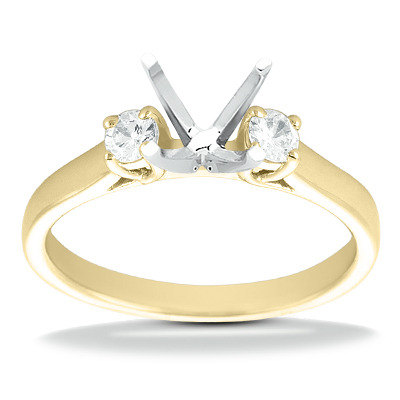 0.20 ct. Round Cut Prong Set Diamond Engagement Ring