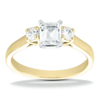 0.20 ct. Round Cut Prong Set Diamond Engagement Ring - view 21