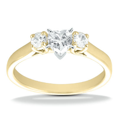 0.20 ct. Round Cut Prong Set Diamond Engagement Ring - view 20