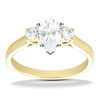 0.20 ct. Round Cut Prong Set Diamond Engagement Ring - view 17