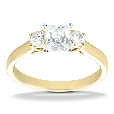 0.20 ct. Round Cut Prong Set Diamond Engagement Ring - view 16