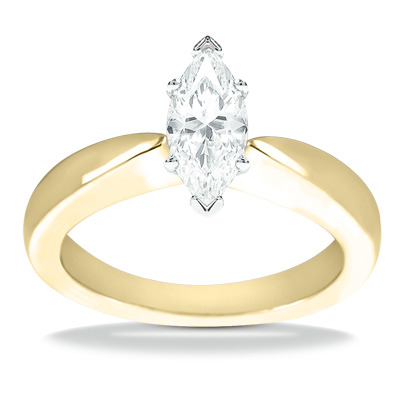 Solitaire Diamond Engagement Ring - view 19